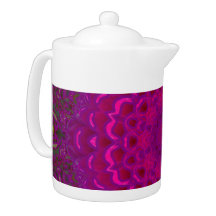 Lila Lotus Kaleidoskop Teapot