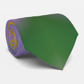 Lila Lotus Krawatte (Gerollt)