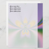 Lila Lotus Letterhead Briefbogen (Vorne/Hinten)