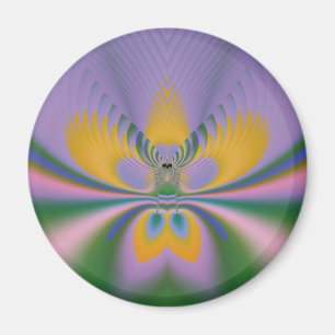 Lila Lotus Magnet