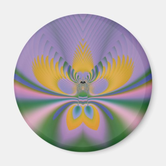 Lila Lotus Magnet (Vorne)
