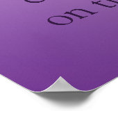 Lila Lotus Mandala Poster (Ecke)