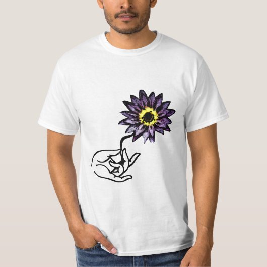 Lila Lotus - Men Yoga T-Shirts (Vorderseite)
