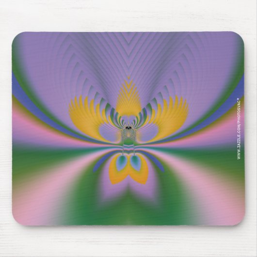 Lila Lotus Mousepad (Vorne)