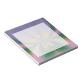 Lila Lotus Notizblock (angewinkelt)