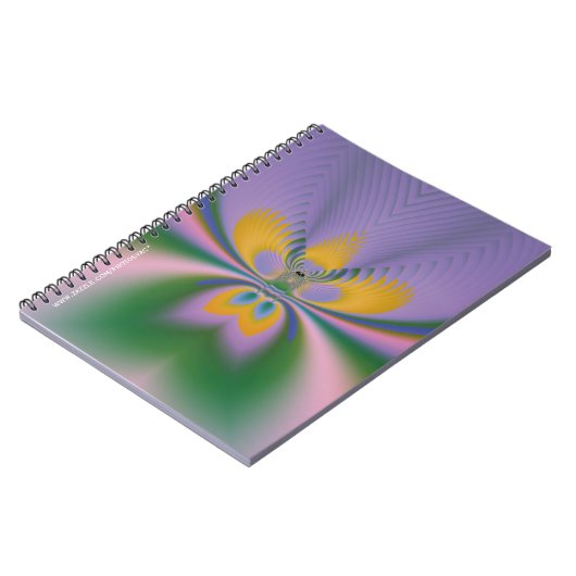 Lila Lotus Notizblock (Linke Seite)