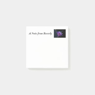Lila Lotus-Seerose Post-it Klebezettel
