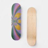 Lila Lotus Skateboard (Vorderseite)