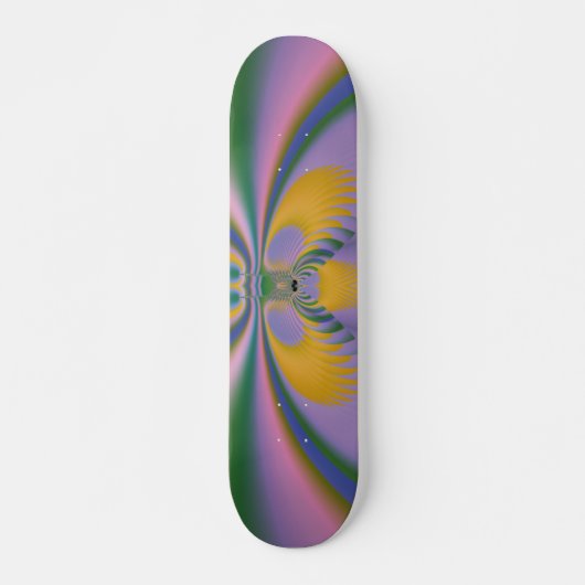 Lila Lotus Skateboard (Vorne)