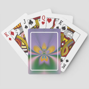 Lila Lotus Spielkarten