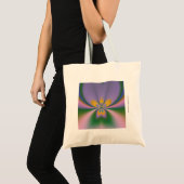 Lila Lotus Tragetasche (Vorderseite (Produkt))