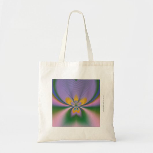 Lila Lotus Tragetasche (Vorne)