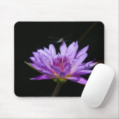 Lila Lotus Wasserlilie Dragonfly Spielkarten Mousepad (Mit Mouse)