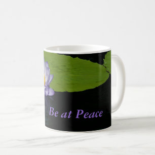 Lila Lotus-Wasserlilien Kaffeetasse