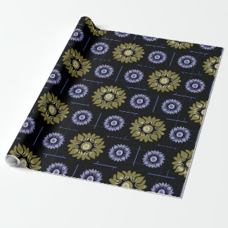 Lila Lotus Wrapping Paper Geschenkpapier