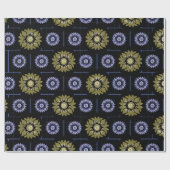 Lila Lotus Wrapping Paper Geschenkpapier (Flach)