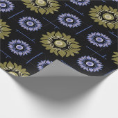 Lila Lotus Wrapping Paper Geschenkpapier (Ecke)