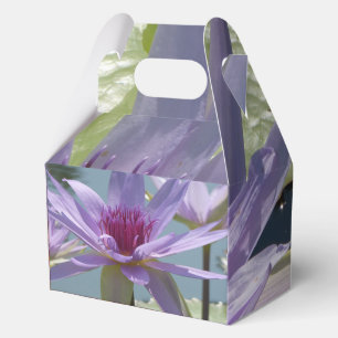 Lila Lotusblüten Nahaufnahme Favor Box Geschenkschachtel