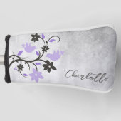 Lila Lovebirds Golf Head Cover Golf Headcover (Vorderseite)