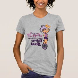 Lila-Lovin' Tomboy Princess T-Shirt (Heather)