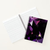 Lila Low-Poly Bullet Journal / Lined Notebook Notizblock (Innenseite)