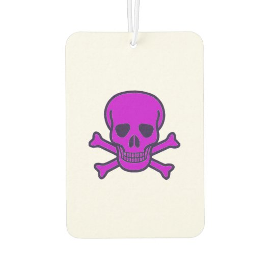 Lila Lufterfrischung für Elektroautos Autolufterfrischer (Rückseite)