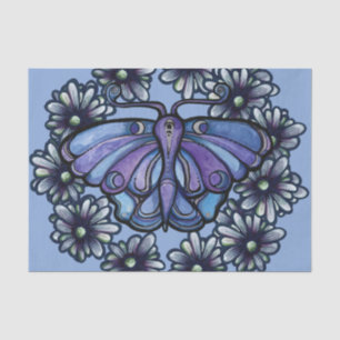 Lila Luna Moth MoonChild Moon Moths Seidenpapier