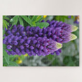 Lila Lupine-Blume Puzzle (Horizontal)
