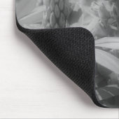 Lila Lupine-Blume Schwarz-Weiß-Mousepad Mousepad (Ecke)