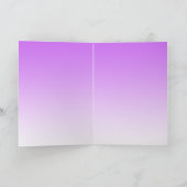 Lila Lupinen Karte (Innenseite)