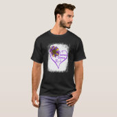 Lila Lupus Awareness Choose Kind Heart Leopard S T-Shirt (Vorne ganz)