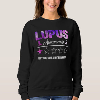 Lila Lupus Awareness Review sehr schlecht wäre nic Sweatshirt
