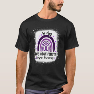 Lila Lupusbewusstsein Mögen wir Lila Regenbogen tr T-Shirt