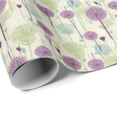 Lila Lüster Geschenkpapier (Rolleneckpunkt)