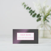 Lila Luxus Visitenkarte (Stehend Vorderseite)