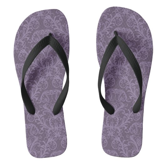 Lila Luxuspapier Badesandalen (Fußbett)
