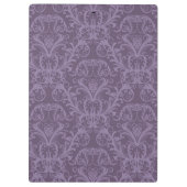 Lila Luxustapete Klemmbrett (Rückseite)