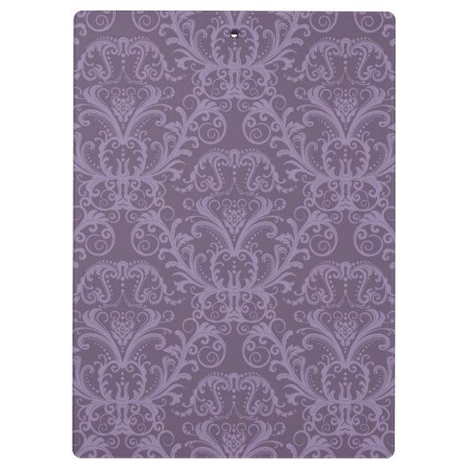 Lila Luxustapete Klemmbrett (Rückseite)