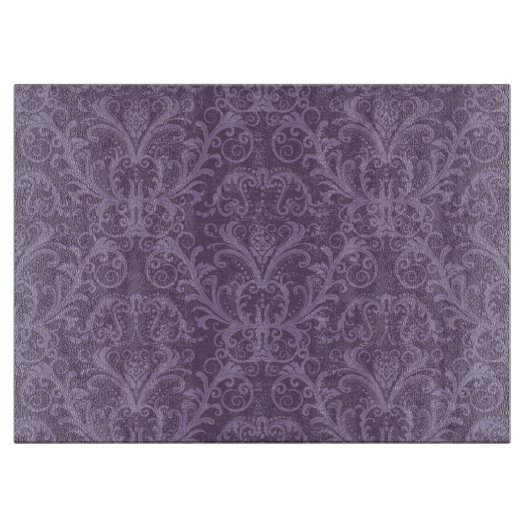 Lila Luxustapete Schneidebrett (Vorderseite)