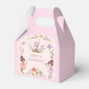 Lila Mädchen Feen Garten Erste Geburtstagsfeier Geschenkschachtel