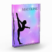 Lila Mädchen Fotoblock (Links)