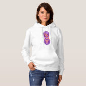 Lila Mädchen Hoodie (Vorne ganz)