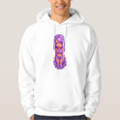 Lila Mädchen Hoodie (Vorderseite)