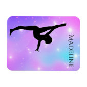 Lila Mädchen Magnet (Horizontal)