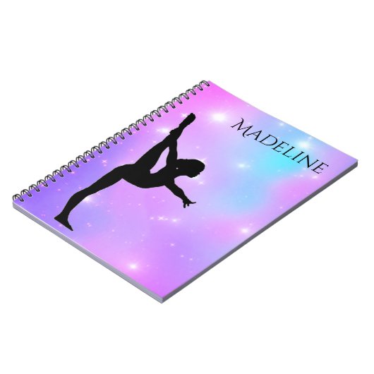 Lila Mädchen Notizblock (Linke Seite)