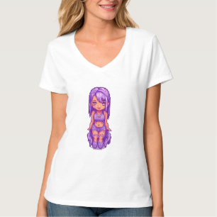 Lila Mädchen  T-Shirt