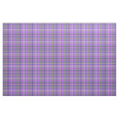 Lila Madras Karierte Streifen Druckmuster Stoff (Yard (91,4 cm))