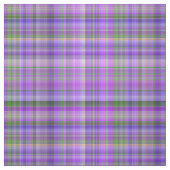Lila Madras Karierte Streifen Druckmuster Stoff (Muster)