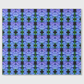 lila Magenta blühende Hydrangea Geschenkpapier (Flach)