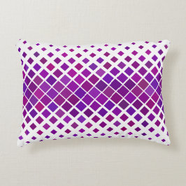 Lila Magenta Diamonds Design Dekokissen
